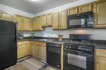 Kitchen with custom cabinetry